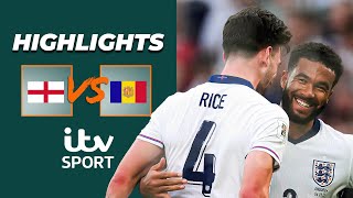 HIGHLIGHTS - England v Andorra | England maintain 100% record in World Cup qualifying | ITV Sport