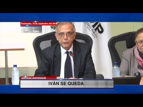 Después de 48 horas, ONU responde que Iván Velásquez sigue al frente de la Cicig | 19Sep