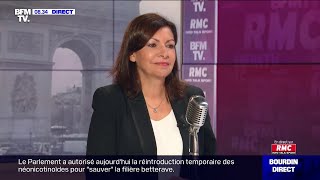Anne Hidalgo Face À Jean-Jacques Bourdin Sur Rmc Et Bfmtv