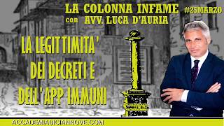 COVID-19 ITALIA: Luca D'Auria sulla legittimità dei Decreti e dell'App Immuni