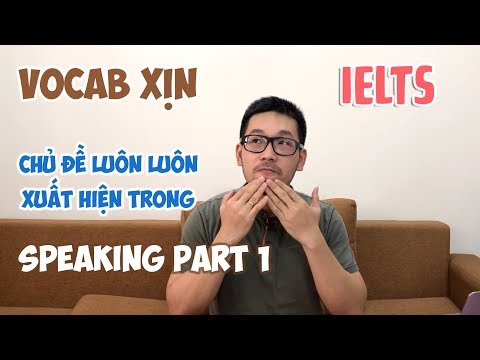 Band 7+ Vocab | The Most Common Speaking Part 1 Topic