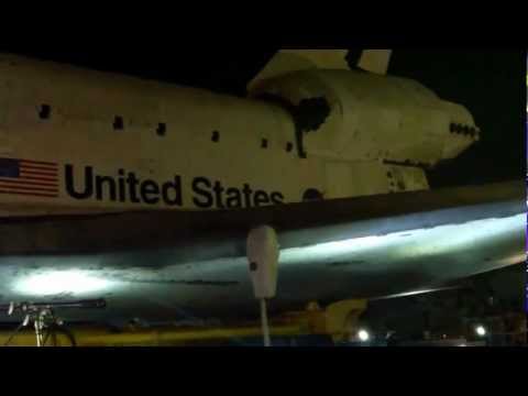 Shuttle Endeavour in the streets of Los Angeles- October 13 2012   3.35 am PST