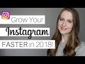 Grow Your Instagram ORGANICALLY in 2018 (How to work WITH the Instagram algorithm)
