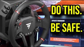 How To Safely Update Your Thrustmaster T598 Wheel Base Firmware