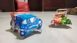 Cars 2 Stop Motion Porto Corsa Crash But Papercraft Car