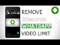 How to Remove 30 Seconds Whatsapp Status Time Limit 😱