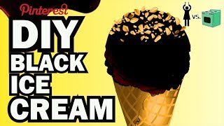 DIY BLACK ICE CREAM - Corinne VS Cooking #10 DIY BLACK ICE CREAM - Corinne VS Cooking #10