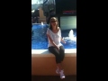 Falling into Universal Studios Fountain