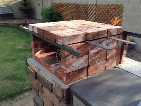 building a wooden fired pizza oven, light construction. Lav din egen 