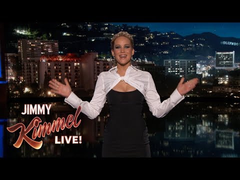Jennifer Lawrence's Guest Host Monologue on Jimmy Kimmel Live