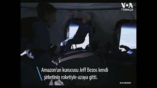 Jeff Bezos uzaya çıktı