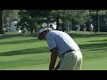 Davis Love III sinks a 27-foot birdie putt at Wells Fargo