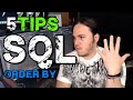 5 TIPS con ORDER BY en SQL