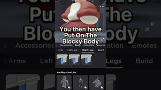 Roblox How To Actually Make Your Avatar Thicc