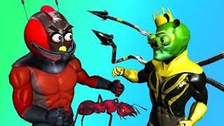 Ant-Man Starring Angry Birds 3D Animated Game & Movie Mashup Funvideotv - Style -