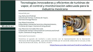 Webinar: Tecnologías innovadoras y eficientes de turbinas de vapor...