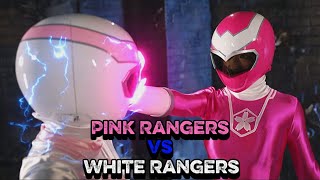 Super Sentai Highlight Pink Rangers Vs White Rangers Defeated