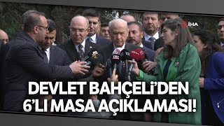 MHP Genel Başkanı Bahçeli'den Alparslan Türkeş'in Anıt Mezarını Ziyareti Sonrası