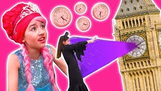 MALICE'S TIME PRANK - Princess Olivia's Tea Party Ruined? - Princesses In Real Life | Kiddyzuzaa