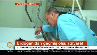 Cumhurbaşkanı Erdoğan Naim Süleymanoğlu'nu hastanede ziyaret etti