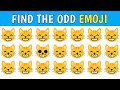 Find The Odd Emoji | Emoji Challenge: Spot the Odd One Out and Test Your Observation Skills!