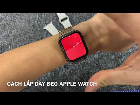 Cách lắp và đeo dây đồng hồ Apple watch cực dễ không phải ai cũng biết