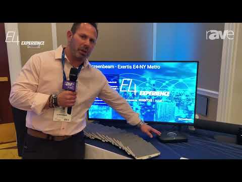 E4 Experience: SceenBeam Show 1100 Plus for Contactless Wireless Presentation with Web Conferencing