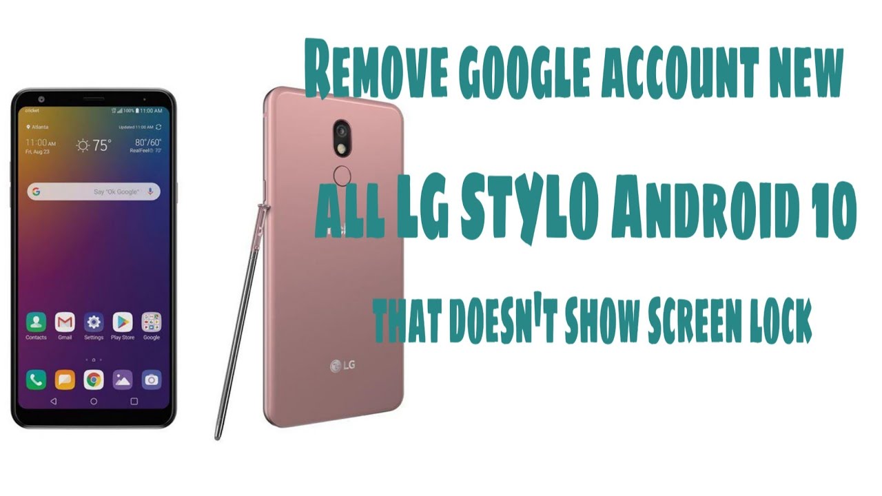 New Way 2023 Remove google account ALL LG Stylo that New Way 2023 Remove google account ALL LG Stylo that