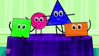 Crayons Nursery Rhymes Simple Shapes Song English