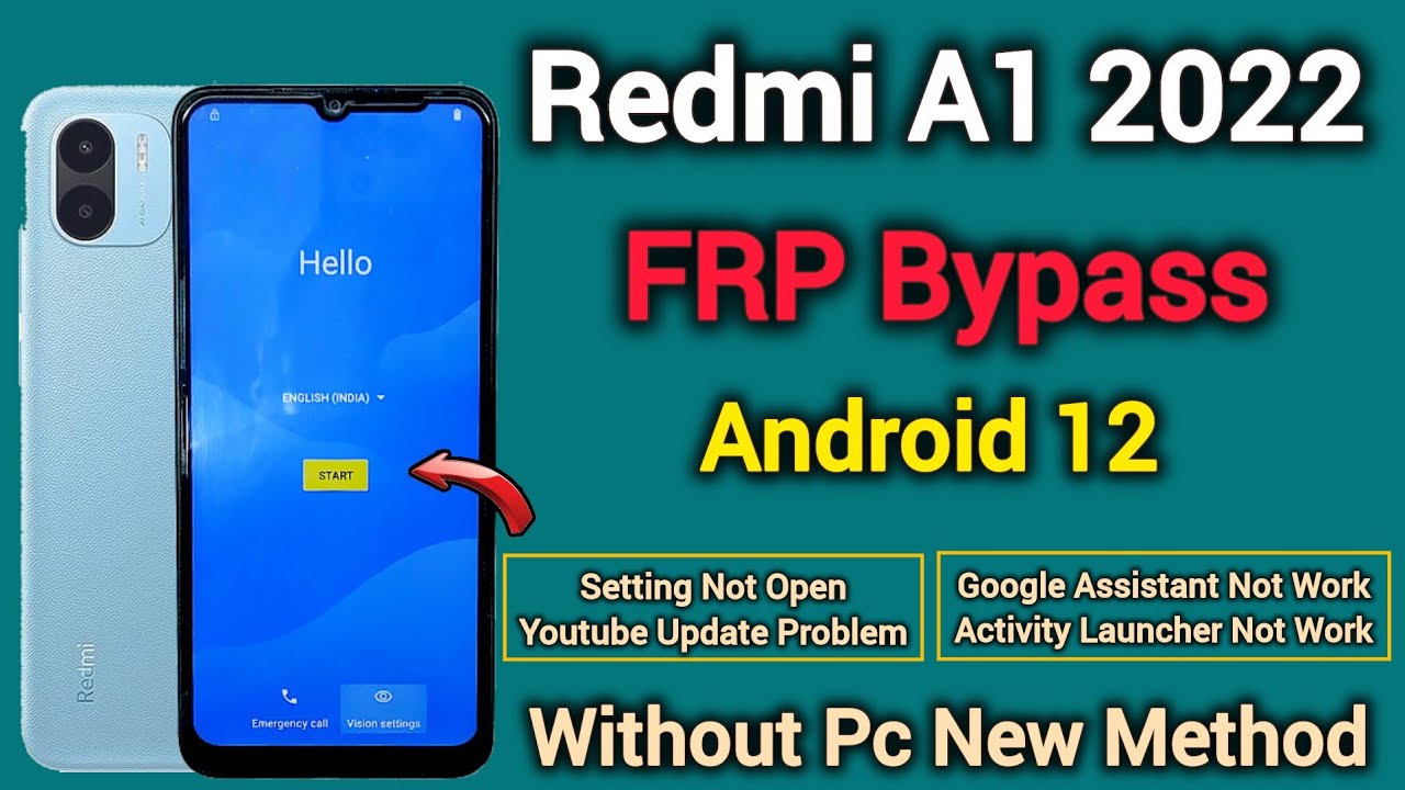 Redmi A1 2022 || FRP Bypass || Gmail Account Unlock || Redmi A1 2022 || FRP Bypass || Gmail Account Unlock ||