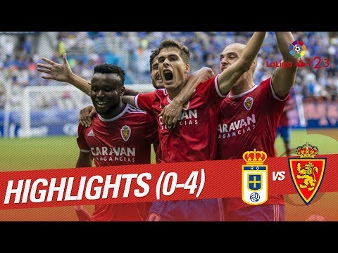 Resumen de Real Oviedo vs Real Zaragoza (0-4)