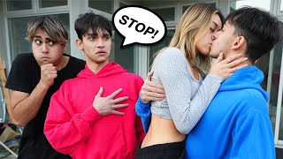 MAKING OUT IN FRONT OF FAMILY (BAD IDEA)