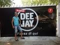 Franco Cacciatori in diretta a Radio DeeJay dall'Aquafan di Riccione 05-07-2013