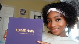 headband wig tutorial and review | ft. luvme hair