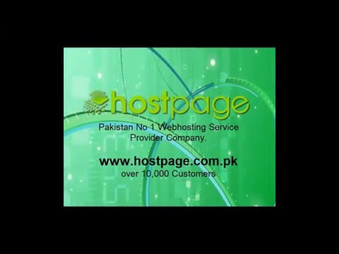 VIDEO : pakistan no.1 web hosting company - hostpage, inc. - http://www.hostpage.com.pk. ...