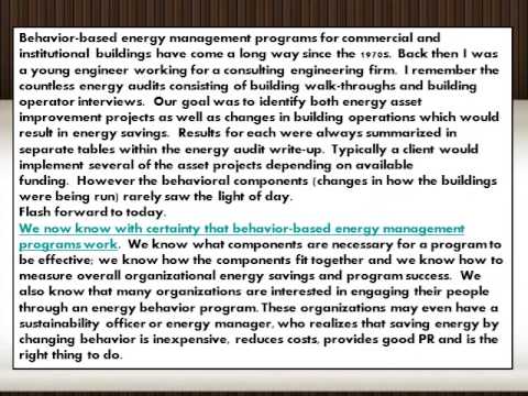 Counting Energy Savings from Behavior -- Can it be done