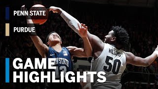 Highlights: Penn State at Purdue | Big Ten Basketball