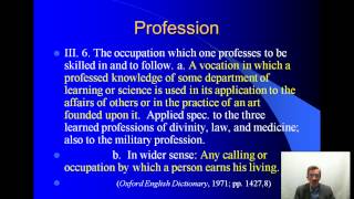 Teaching as a Profession