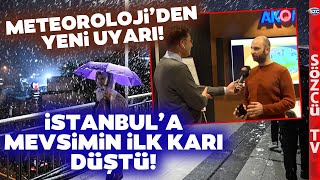 İstanbul'a Lapa Lapa Kar Yağdı! Hava Durumu Nasıl Olacak? Meteoroloji Uzmanı Uya