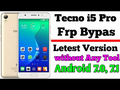 Tecno i5 / i5 pro Frp Unlock Google Account Bypass 2021 Tecno i5 / i5 pro Frp Unlock Google Account Bypass 2021