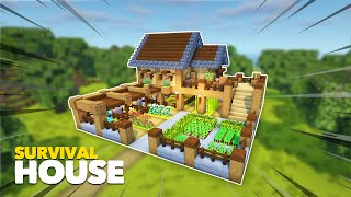 Minecraft | How to Build a Starter House | Survival House