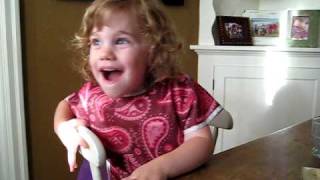 Maddie Discussing Her Potty Chart