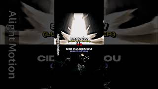 Shadow Vs Cid Kagenou
