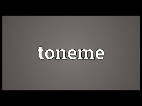 Header of toneme