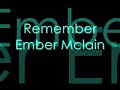 Remember- Ember Mclain lyrics video