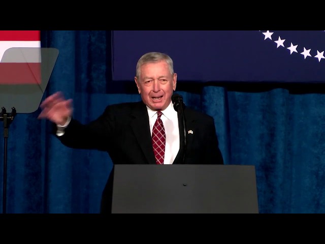 Watch Former Attorney General John Ashcroft Delivers Remarks at the 2018 Project Safe Neighborhoods on YouTube.