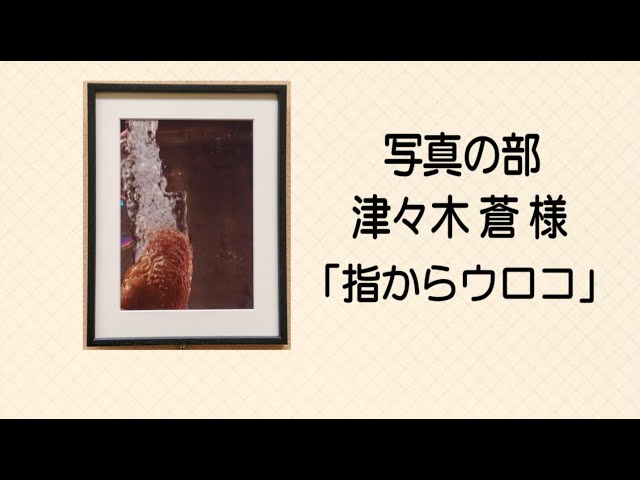 ⑫【写真の部 津々木蒼様「指からウロコ」】第55回名古屋市障害者作品展 12/12の動画のサムネイル