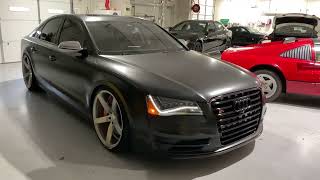 Audi S8 On 22 Vossen Cv3 Apr Stage 1 Tune