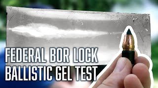 How Effective Are Federal Bor Lock Muzzleloader Bullets? 100-Yard Ballistic Gel Test