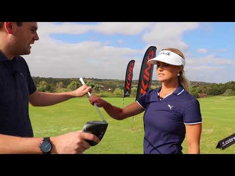 Carly Booth first reaction and COBRA F8 Driver fitting